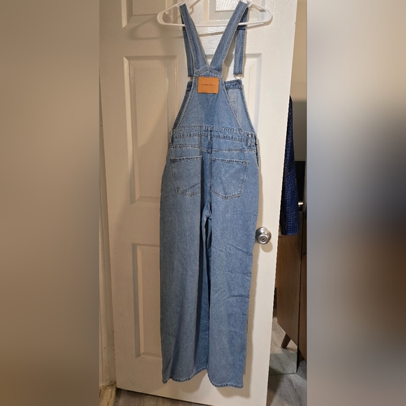 Overall Jeans Wide Leg Size M / 6 - Picture 2 of 2